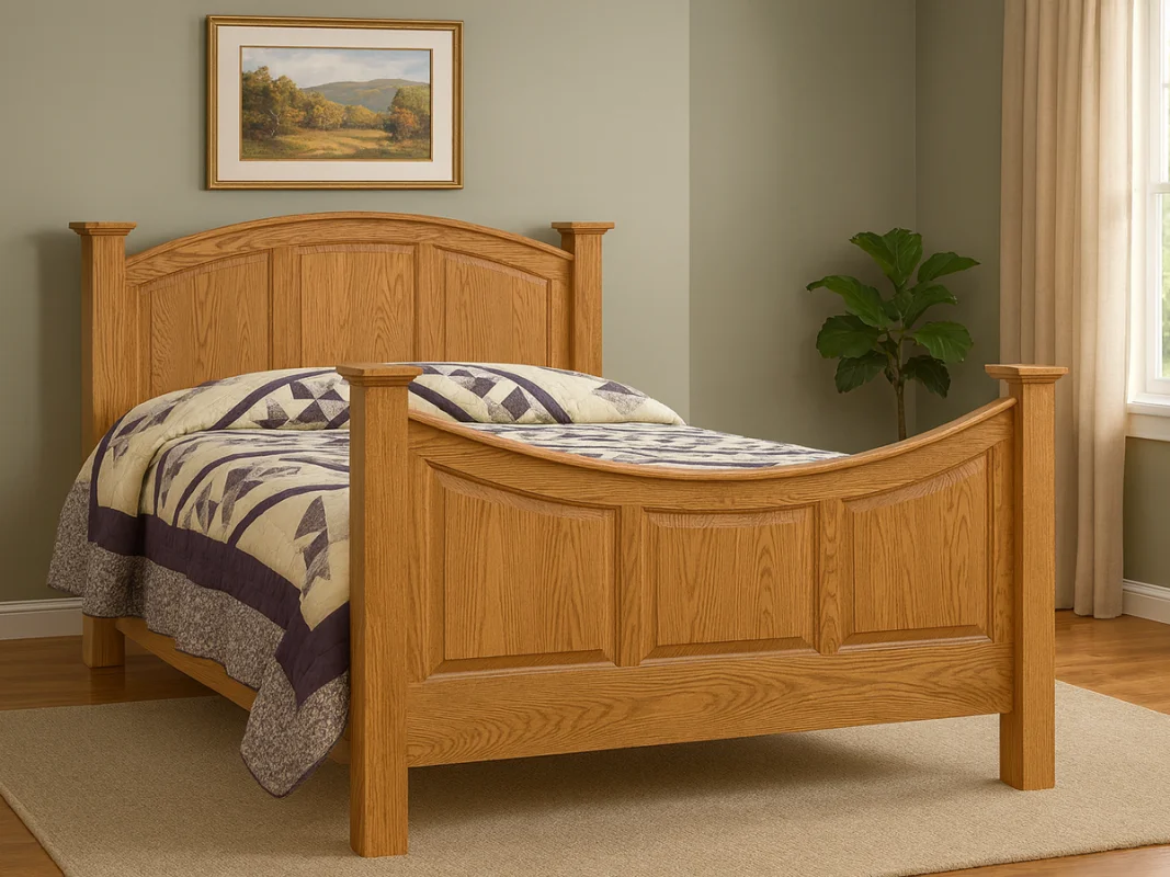 Handmade Solid Wood Bed