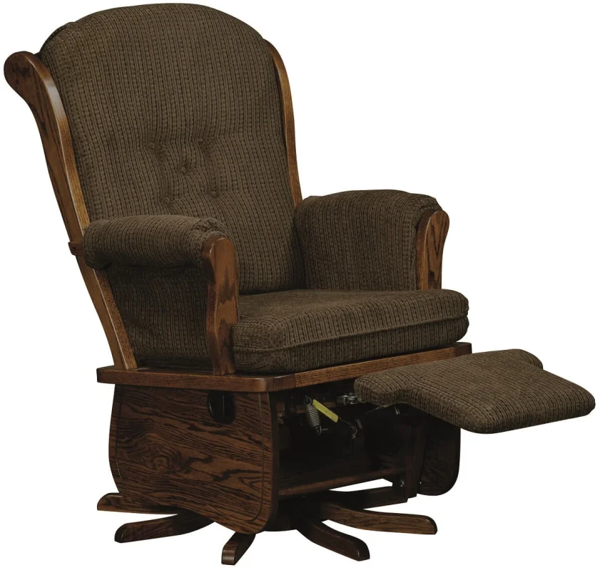 Glider Chair with Swivel Base