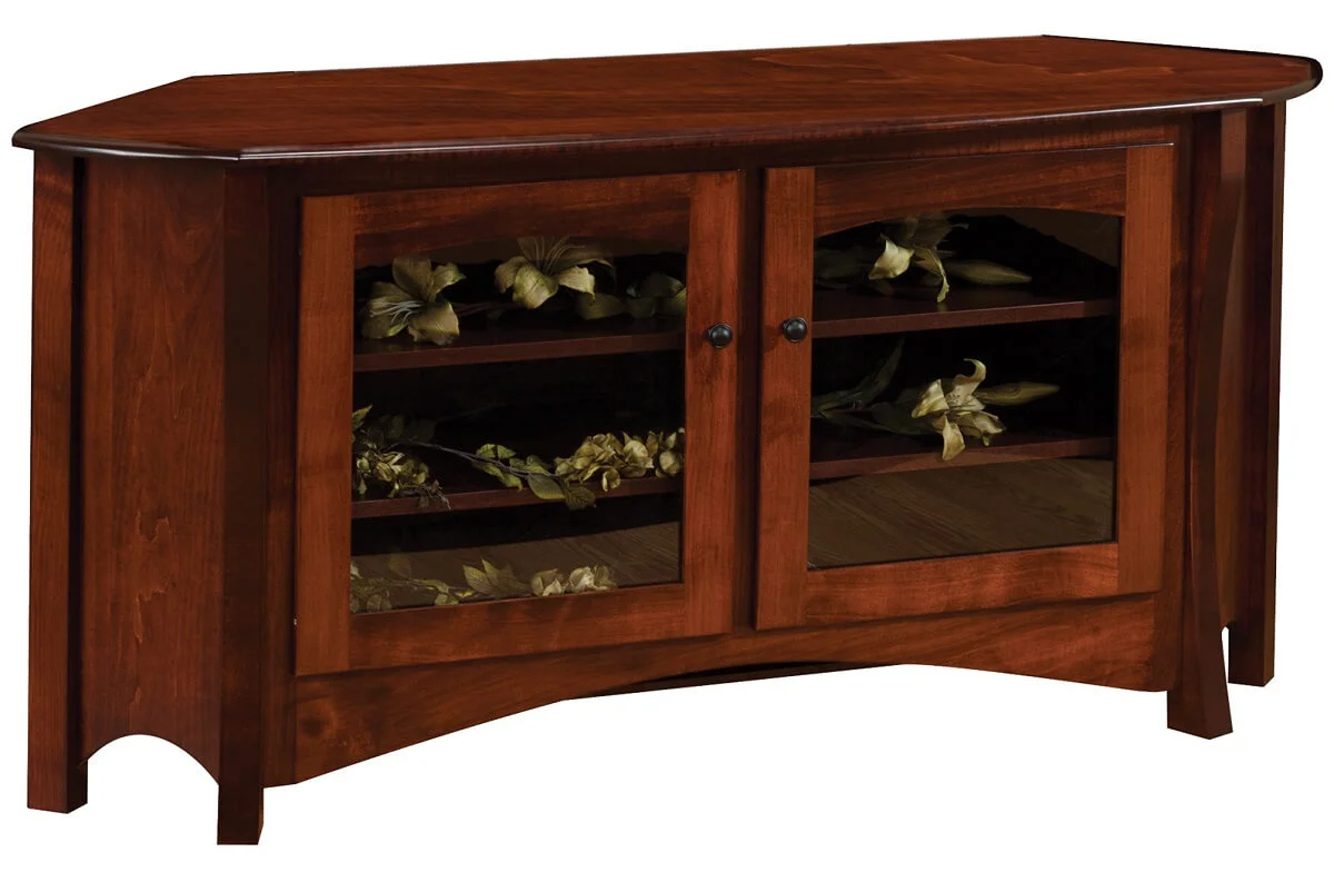 Amish Made Corner TV Console