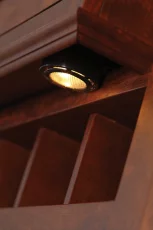 LED lights in hutch