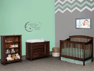 Cossette Nursery Set in Brown Maple with Devonshire finish