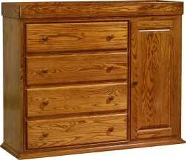 Geneva Chifforobe in Oak with Burnished Honey stain