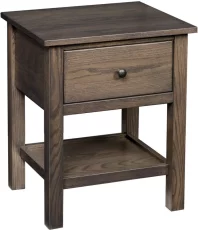 Peaceful Dreams Nightstand in Oak with Midnight Slate finish