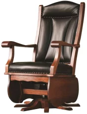 Abigail Swivel Glider in Oak