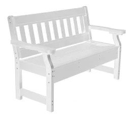 White Aden Garden Bench