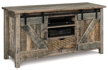 Alburtis Barn Door Media Stand