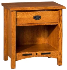 Alpena Open Bedside Table