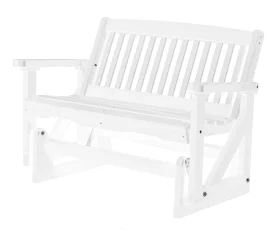 White Aniva Outdoor Double Glider