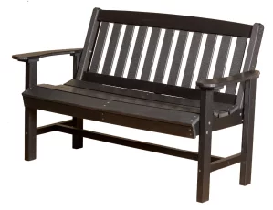 Black Aniva Patio Bench