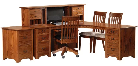Shown with Atlanta Ridge L-Desk