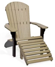 Bahia Adirondack Chair and Ottoman