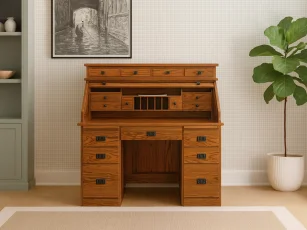 Banker's Roll Top Desk