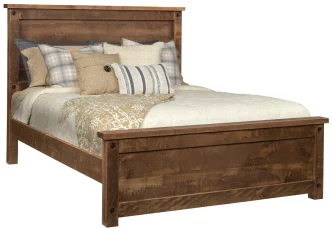 Barksdale Rustic Panel Bed