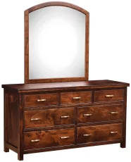 Beechwood Mirrored Dresser