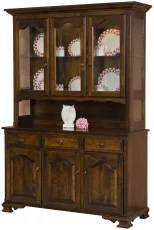 Brown Maple China Cabinet