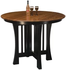 Quartersawn Oak Top and Brown Maple Base