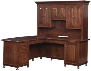 Corner Desk with Hutch