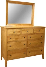 Blaire Tall Dresser with Mirror
