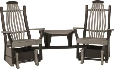 Double Patio Glider with Table