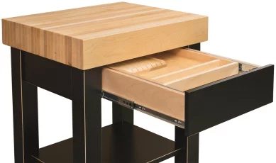 Kitchen Island with Knife Drawer