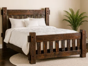 Brinkley Amish Rustic Bed