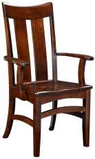 Brown Maple Arm Chair