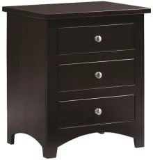 Bristol 3-Drawer Nightstand