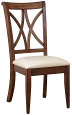 Amish Dining Chair with Fabric Seat