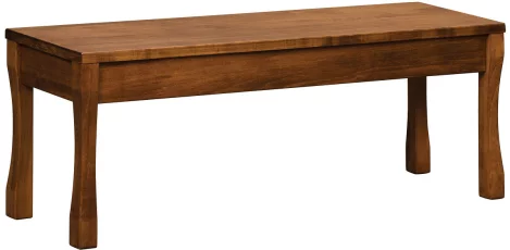 Calvin Bench in Brown Maple