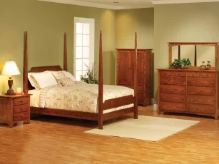 Cascade Locks Oak Bedroom Furniture Set
