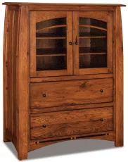 Castle Rock Glass Door Gentleman's Chest