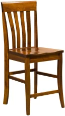 Castleton Bar Chair in Brown Maple