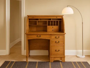 Chipley Single Pedestal Rolltop
