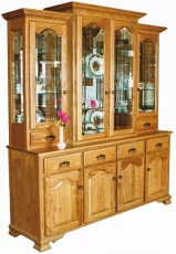 Dolly Closed China Hutch in Oak