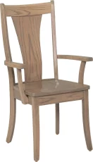 Gray Oak Dining Chair