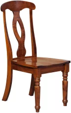 Side Chair in Brown Maple