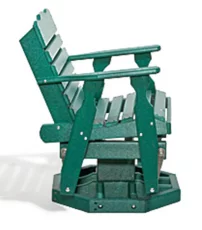 Eagle Beach Outdoor Double Glider side view