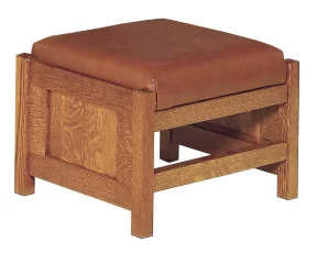 Ezra Slatted Footstool