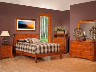 Rustic Cherry Bedroom Furniture