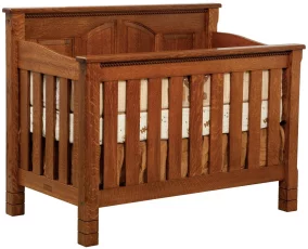 Great Bear Solid Wood Baby Crib - shown in white oak