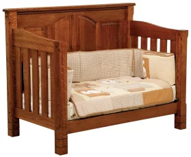 Quartersawn White Oak Toddler Bed - shown in white oak