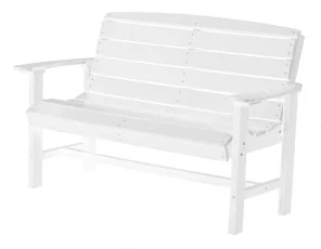 White Green Bay Outdoor Bench