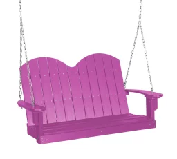 Purple Green Bay Outdoor Swing