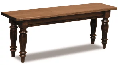 Greenbrier Bench in Brown Maple