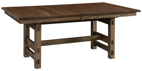 Oak Trestle Table