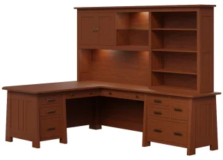 Hartington Corner Desk and Hutch