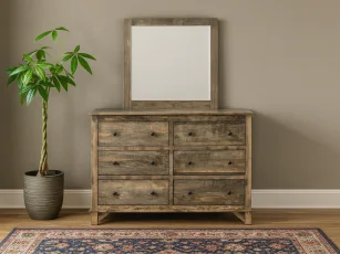 Helix Mirrored Dresser