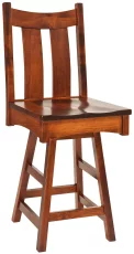 Hightower Gap Shaker Swivel Bar Chair