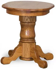 Hiram Oak Oval End Table