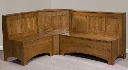 Corner Nook Storage Benches